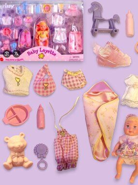 1999 Barbie Baby Krissy Layette 99% Complete